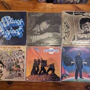 vinyl record 6 blues rock albums lot vg++